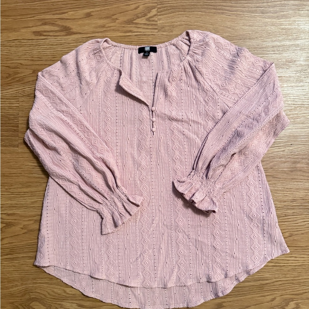 Frye Long Sleeve Peasant Blouse